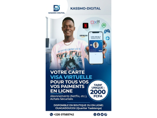 Création de carte visa virtuelle