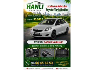 Location de voiture Yaris berline