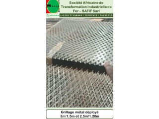 Grillage métal déployé 2m50/1m20