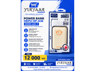 Powerbank Hepu 30 000mha