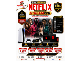 Abonnement Netflix Abonnement Amazon Prime Video IP TV