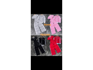 Ensembles pulls de 3 pièces pour filles