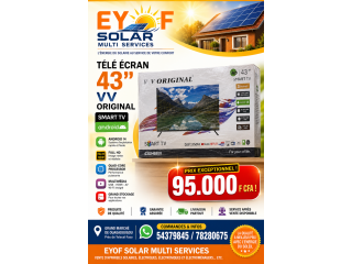 Télé écran 43 Smart TV Android VV original