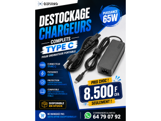 Chargeur d'ordinateur type C