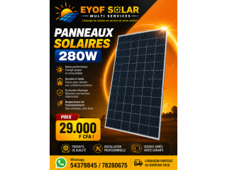 Panneaux solaires 280W