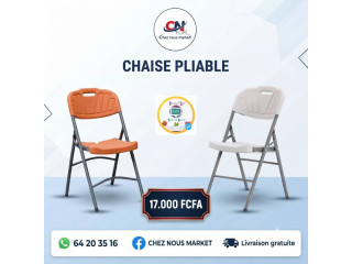 Chaises pliante