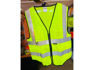 Gilet de sécurité fluorescent avec poches  Haute visibilité pour travaux BTP et chantiers