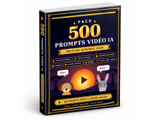 Pack de +500 Prompts vidéo prête à être utilisé