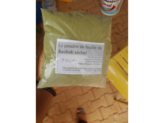 Poudre de feuilles de baobab