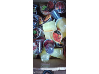 Jus et salade de fruits