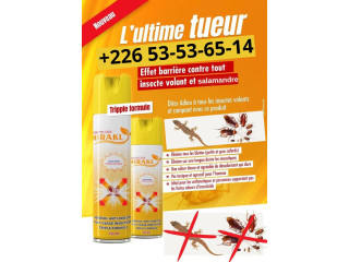 Aérosol anti-insectes tout usage insecticides triple formule