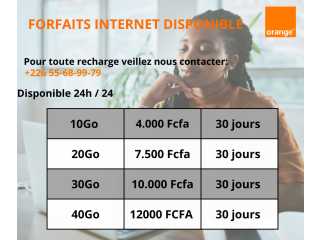 Forfait internet