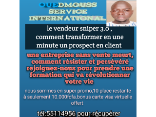 Formation en vendeur sniper 3.0