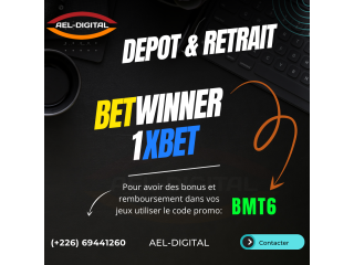 Dépôt retrait 1xbet Betwinner