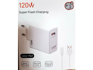 CHARGER 120W ULTRA-RAPIDE TYPE-C