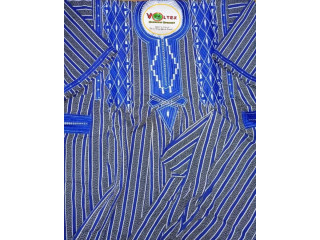 Ensemble boubou en pagne tissé