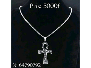Croix Ankh en acier inoxydable