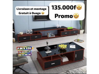 Enssemble table tv et centrale