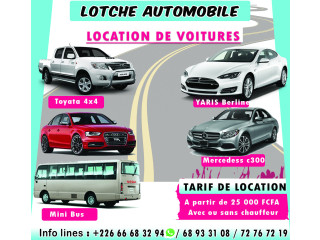 Location de véhicules automobiles au Burkina Faso pour vos déplacements