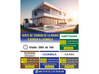 Vente de terrain