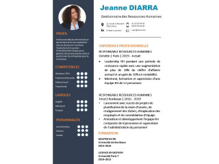 CV professionnel