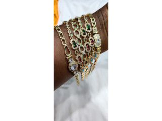 Bijoux, bracelet,Gourmette