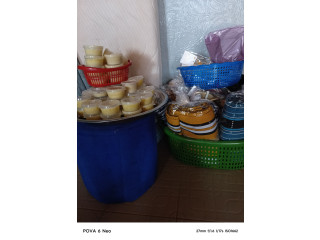 Vente de pagnes traditionnelles à Ouahigouya