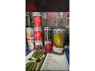 Des semences disponible en boîtes et détails