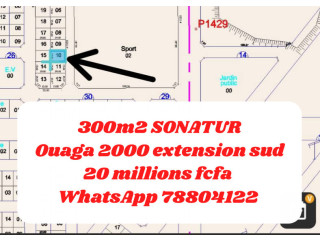 300m2 en vente à SONATUR ouaga 2000 extension sud