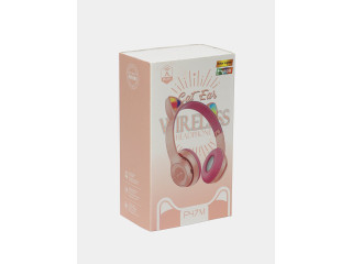 Casque Bluetooth sans fil Cat Ear P47 M, avec oreilles de chat lumineuses