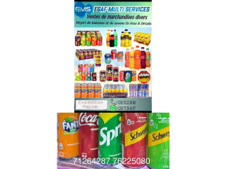 Vente des boissons