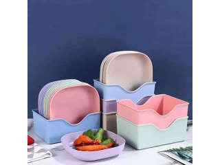 LOT DE 10 T'ASSIETTES BIEN RÉSISTANTE