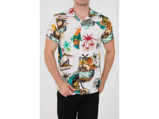 Chemises élégante Hawaïenne & verres protecteurs 4 in 1