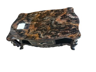 Table basse en marbre de dimensions 1m40cm/80cm