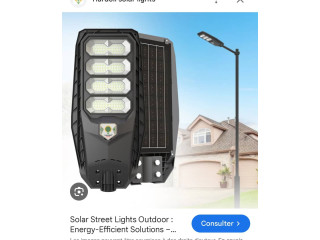 Lampadaires solaires