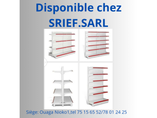 Étagère métalliques démontables