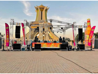 Locations des podiums