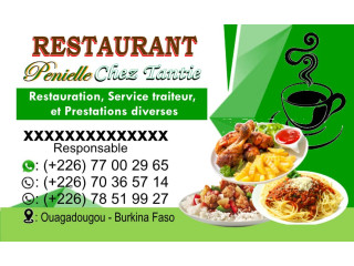 Restaurant penielle chez tantie