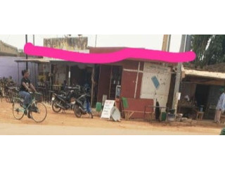 Une parcelle pan coupé en vente en face de deux voies en vente à cissin