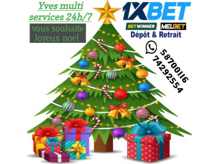 Dépôt et retrait d'argent 1XBET, Betwinner, Melbet