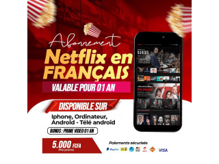 Abonnement Netflix & Prime Video