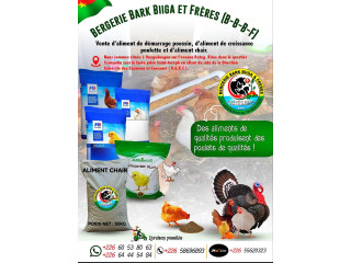 Aliments de volaille