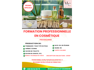 Formation en Cosmétique