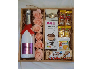 Box surprise et bouquets de fleurs