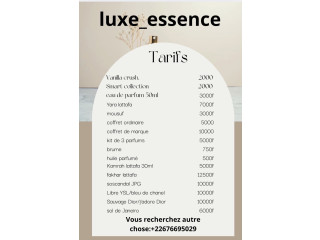 Tarifs de chez luxe essence