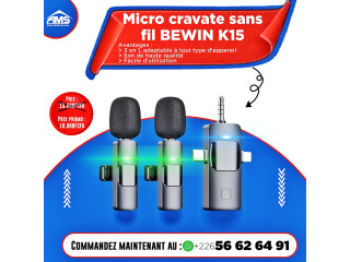 Micro cravate sans fil 3 en 1