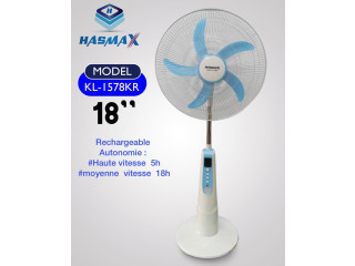 Ventilateur rechargeable
