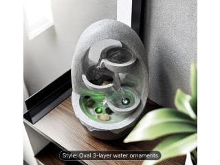 Fontaine de Bureau en Résine  Sérénité & Élégance